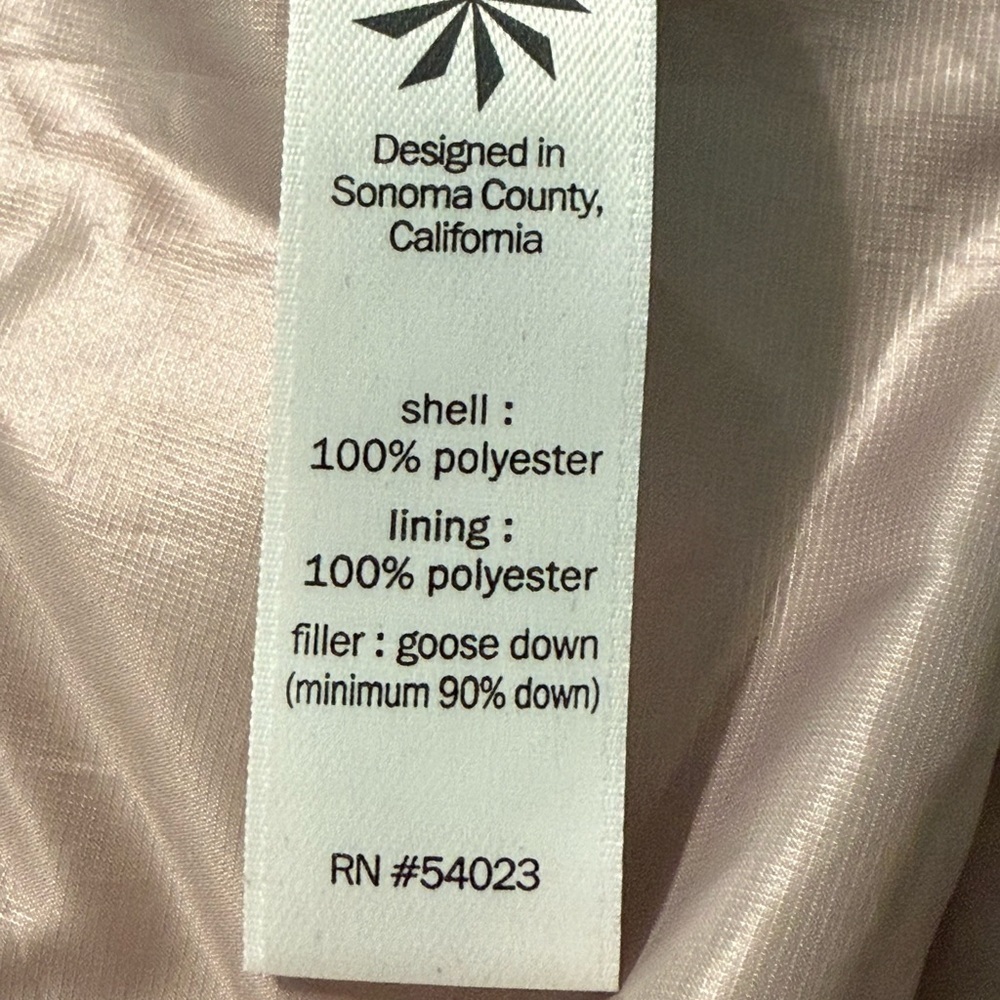 Athleta Downabout Goose Down Puffer Vest  Dusty Pink Size XS - Picture 16 of 16